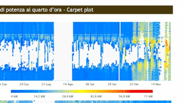 Grafico di monitoraggio consumi eFFettiva Repower