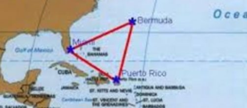 Ubicaci&oacute;n del triangulo de las bermudas.