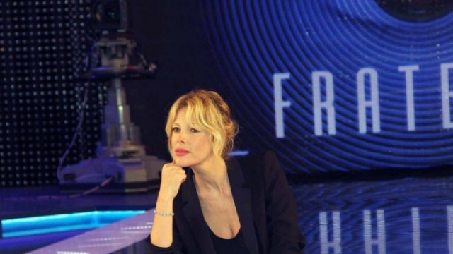 Alessia Marcuzzi conduttrice del Grande Fratello.
