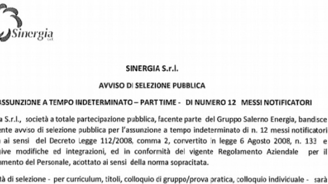 Concorso Salerno: requisiti e info utili