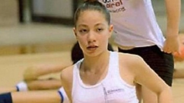 Yara Gambirasio mentre si allenava in palestra
