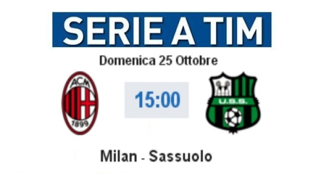 DIretta Live Milan - Sassuolo su BlastingNews