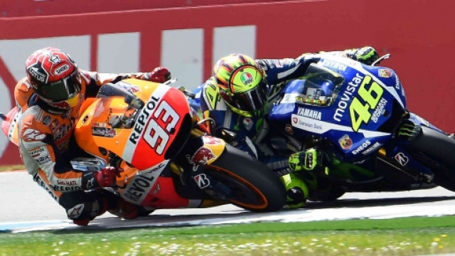 Marc Marquez e Valentino Rossi
