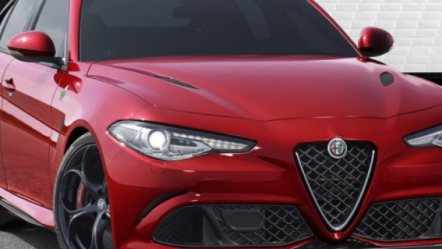 Un'immagine della nuova Alfa Romeo Giulia