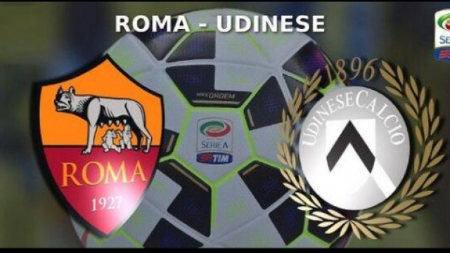 dove vedere roma udinese questa sera 28 10