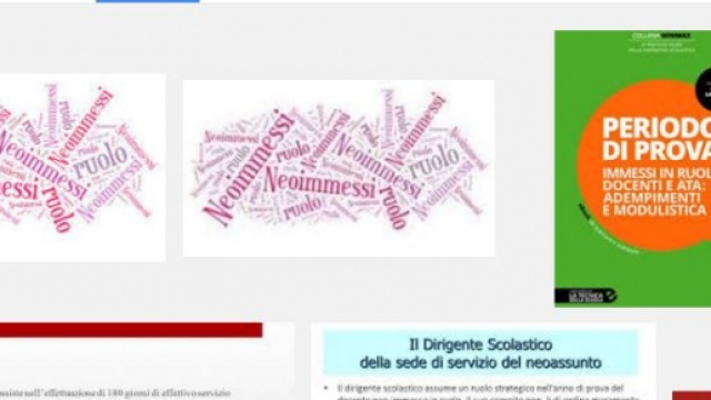 Anno di prova neo assunti in ruolo