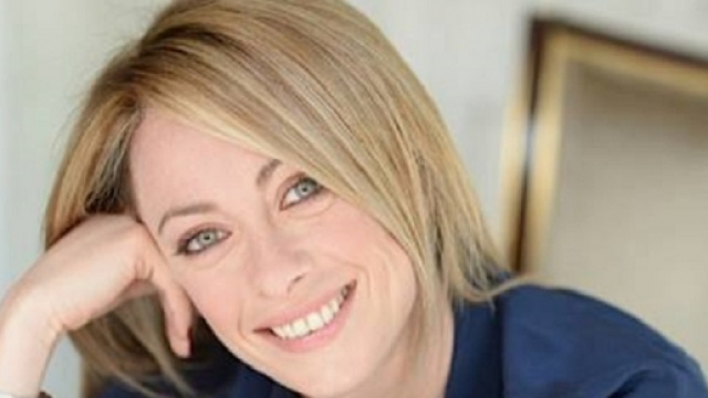 Il leader di Fratelli D'Italia Giorgia Meloni