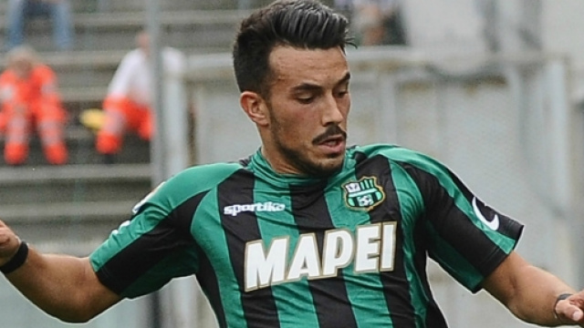 L'attaccante del Sassuolo Nicola Sansone