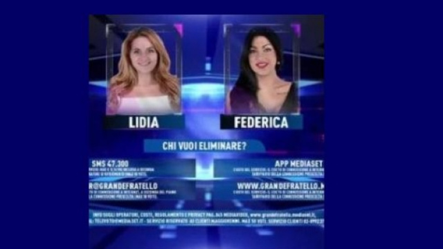 lidia e federica in nomination gf14