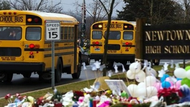 Il liceo Newton,dove ci fu una sparatoria nel 2012