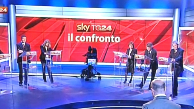 Il confronto delle primarie del 2013 su Skytg24