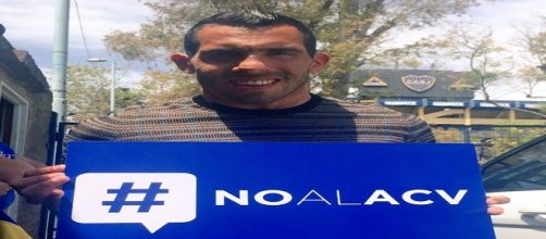 Carlos T&eacute;vez se solidariz&oacute; con la causa #NOALACV