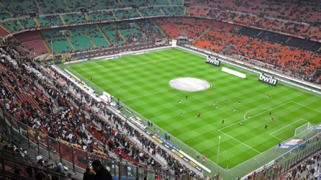 Lo stadio 'San Siro' di Milano