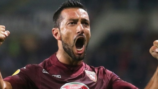 Quagliarella, protagonista di Juventus-Torino