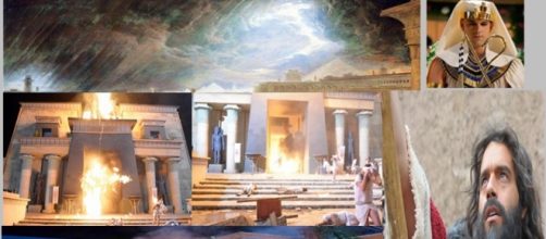 Rams&eacute;s manda executar os hebreus, Deus envia praga