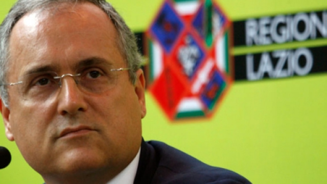 Claudio Lotito, presidente della Lazio