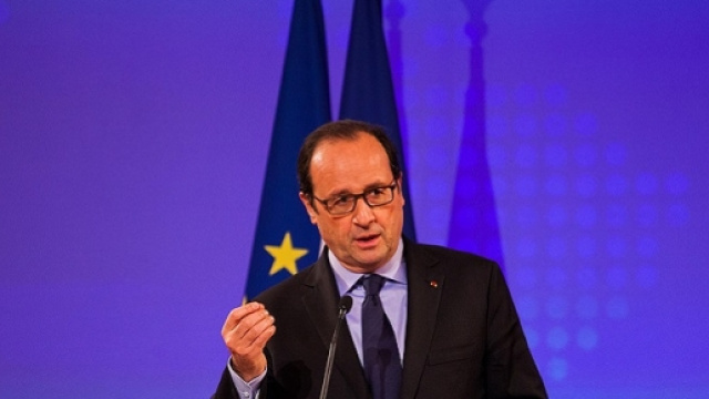 Il presidente Fran&ccedil;ois Hollande