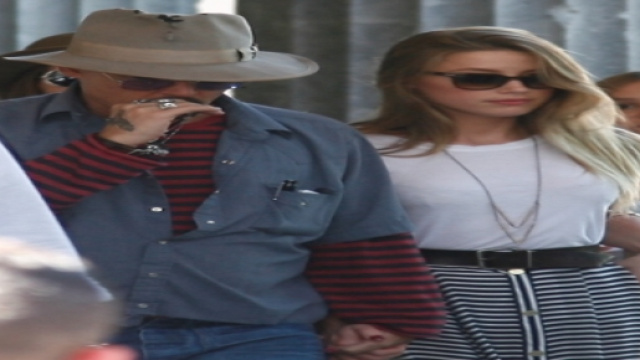 Johnny Depp con la figlia Lily Rose