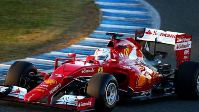 La Ferrari di Sebastian Vettel