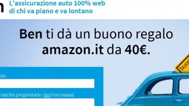 Passare a Ben &egrave; facile e ottieni un buono Amazon