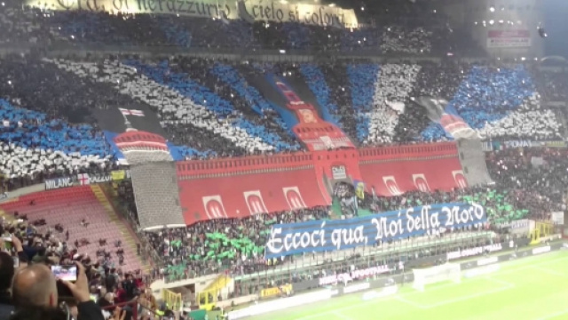 La Curva Nord, cuore del tifo dell'Inter