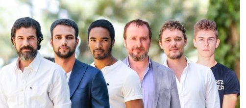 Protagonistas masculinos de "Mar de pl&aacute;stico"