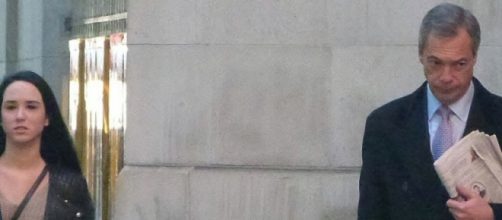 Ukip leader Nigel Farage in Westminster