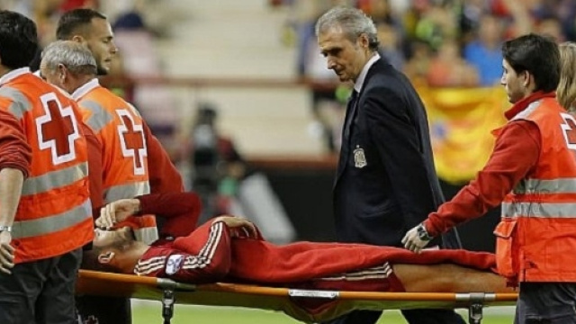 Morata esce in lacrime dopo l'infortunio