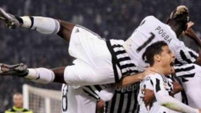 Esultanza bianconera al gol di Cuadrado