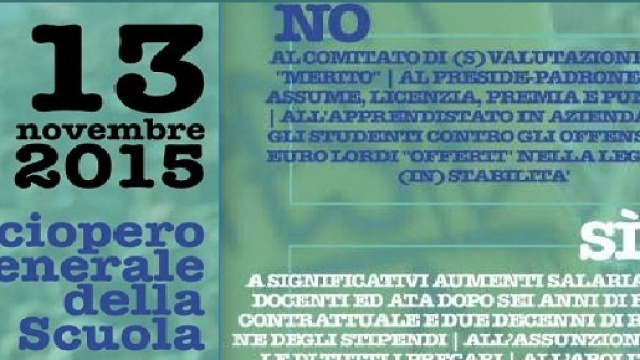 I partigiani della scuola pubblica in corteo