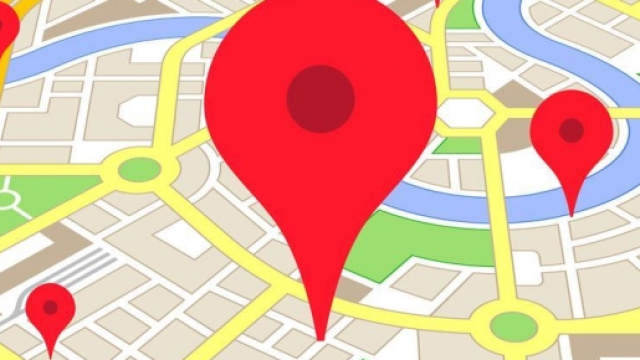 Una tipica mappa di Google Maps