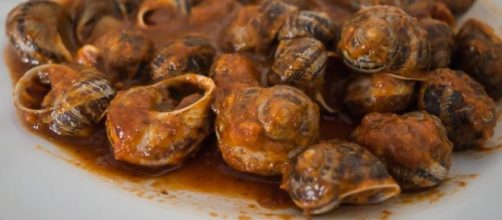 Receta de caracoles (buenos para la salud)