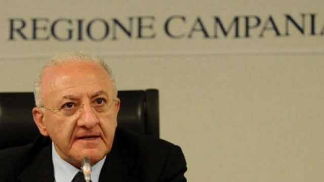 Il presidente Vincenzo De Luca