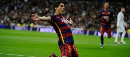 El "pistolero" del gol Luis Su&aacute;rez