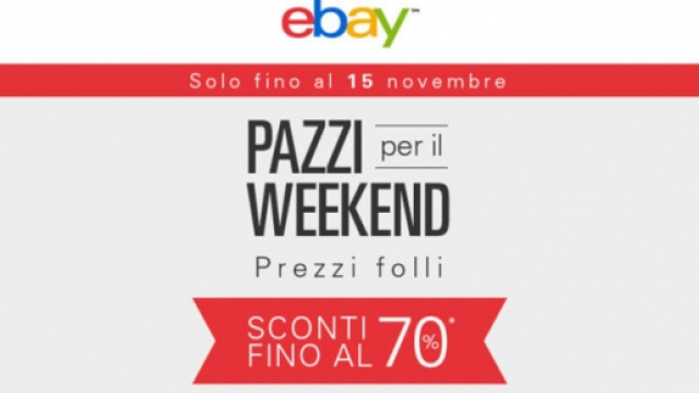 Il logo della promozione eBay.