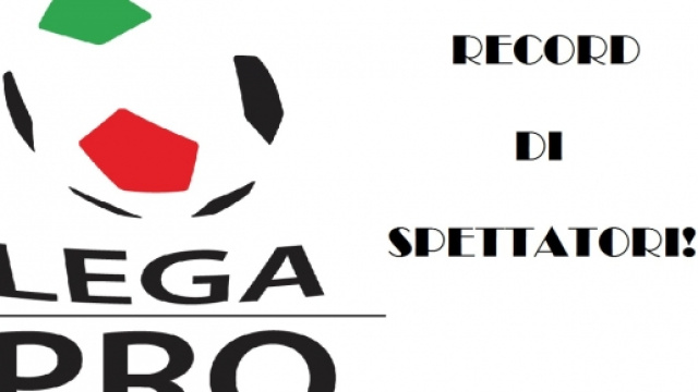Record di spettatori per una gara di Lega Pro.