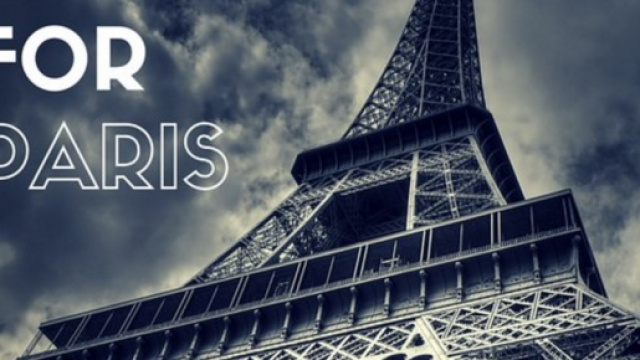 Uno degli #ashtag di solidariet&agrave; per Parigi