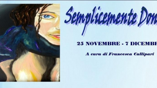 locandina mostra Semplicemente Donna!