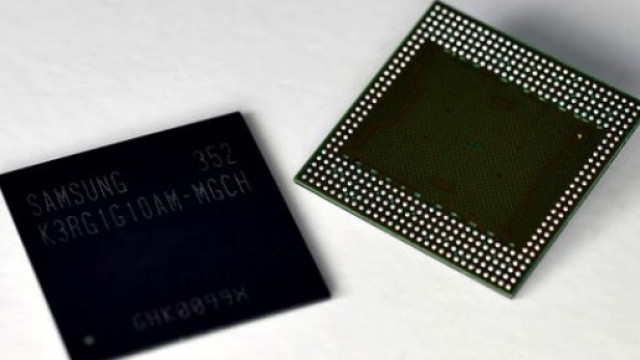 Immagine di un processore Samsung