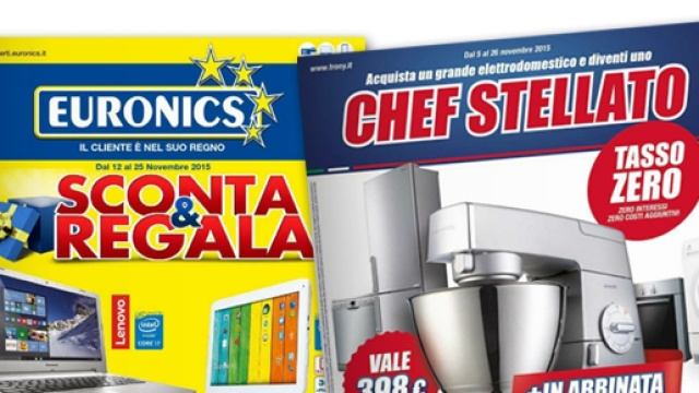 Offerte dei volantini Euronics e Trony