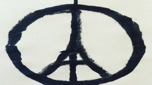 Peace for Paris, disegno di Jean Jullien