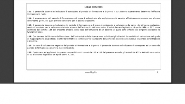 Periodo di prova e formazione docente Miur