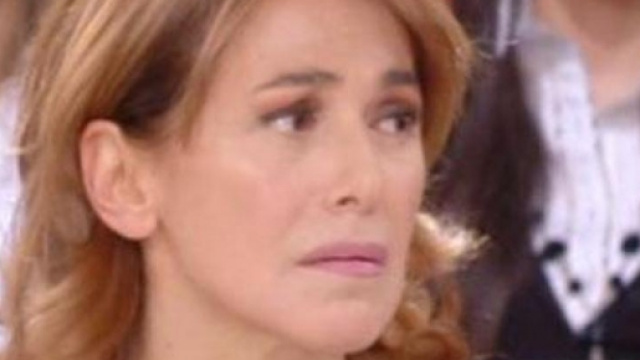 Barbara D'Urso durante la trasmissione