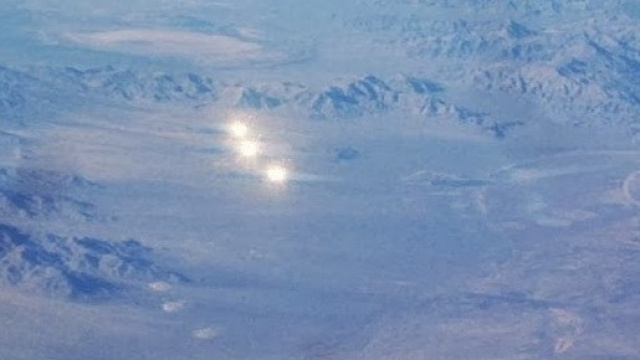 Immagine di archivio, ritraente ufo