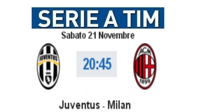 Juventus - Milan in diretta live