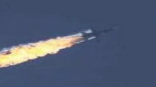 L'aereo russo abbattuto dalla Turchia