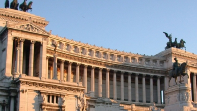 Un'immagine di Piazza Venezia a Roma