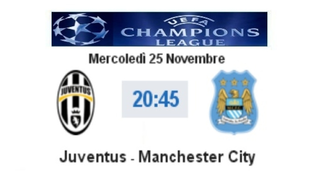 Juventus - Manchester City in diretta live
