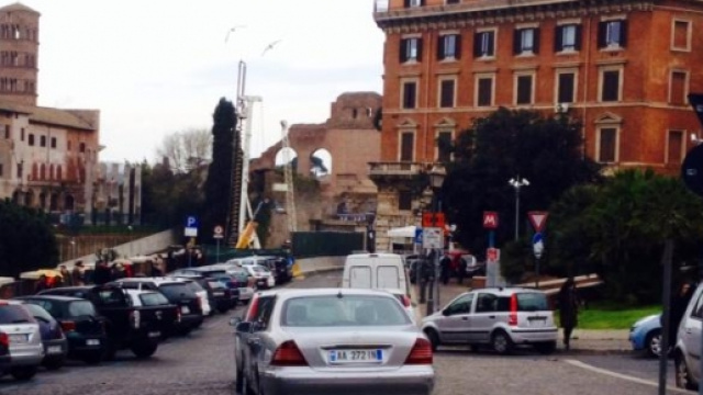 Un immagine di una delle strade di Roma