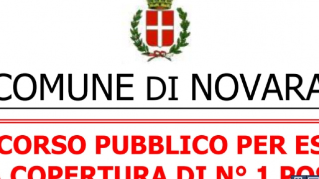 Concorsi settore socio-educativo Comune di Novara